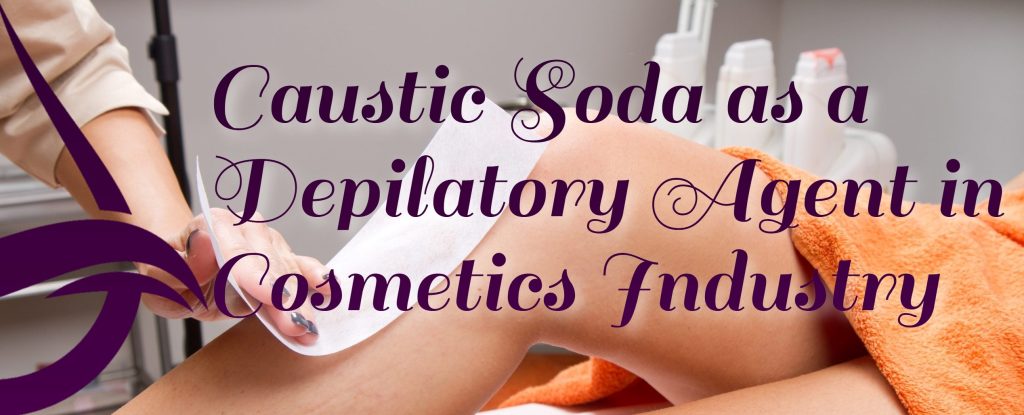 caustic soda as depilatory agent