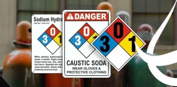 PPE for caustic soda