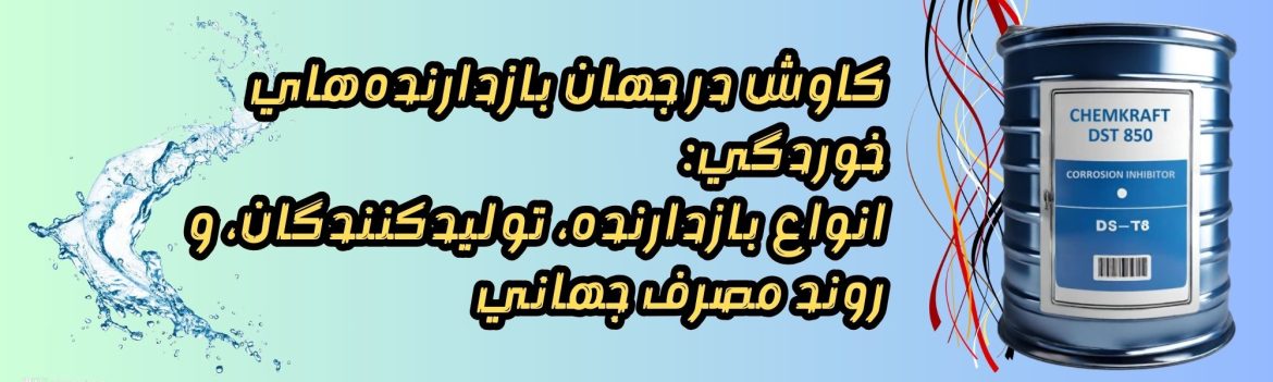 Dark Subtle Lifestyle Blog LinkedIn Article Cover Image (24) کاوش در جهان بازدارندههای خوردگی: انواع، تولیدکنندگان، و روند مصرف جهانی